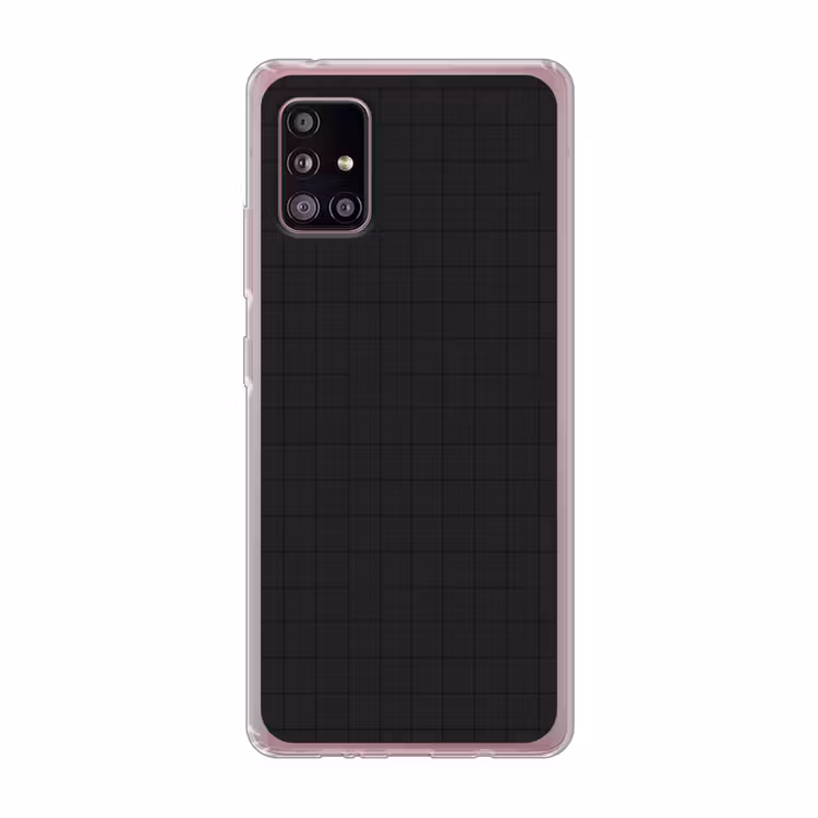 Tegels - Patroon - Mat - Zwart Telefoonhoesje Samsung Galaxy A51 5G klein 373 -3d
