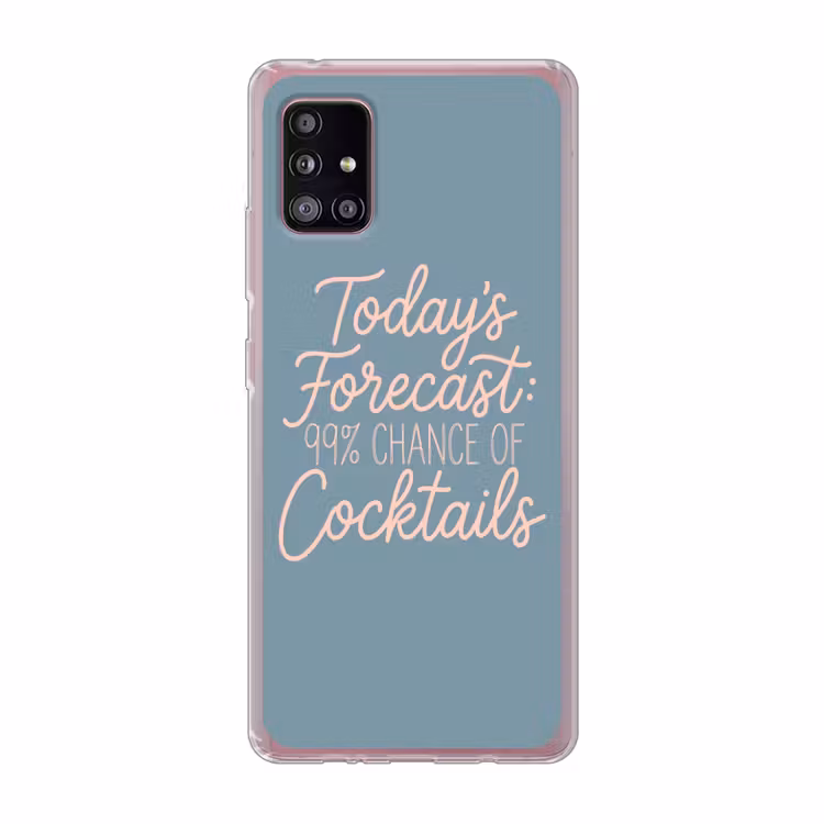 Today's Forecast - Cocktails - Blauw Telefoonhoesje Samsung Galaxy A51 5G klein -3d