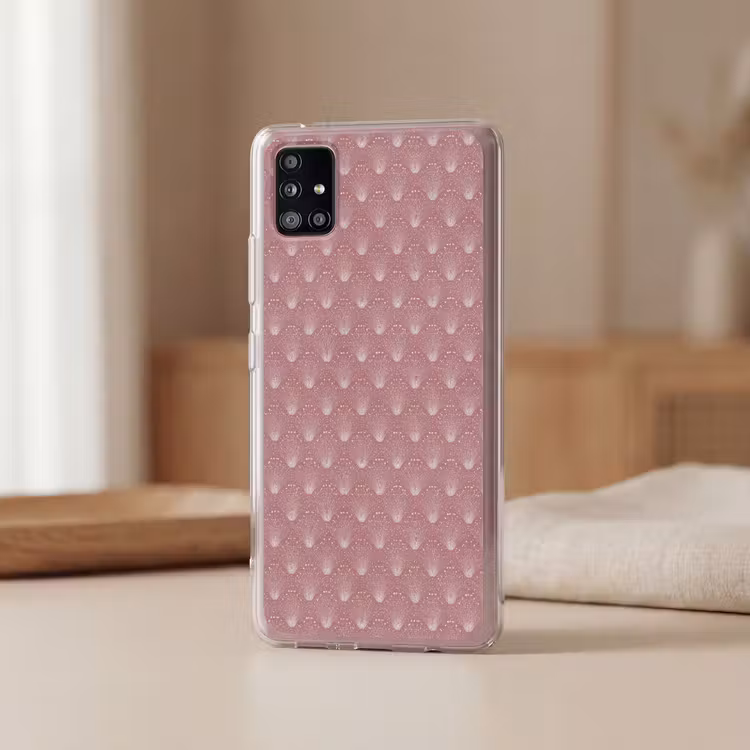 Trendy - Patroon - Roze Telefoonhoesje Samsung Galaxy A51 5G klein 373 -sfeer2