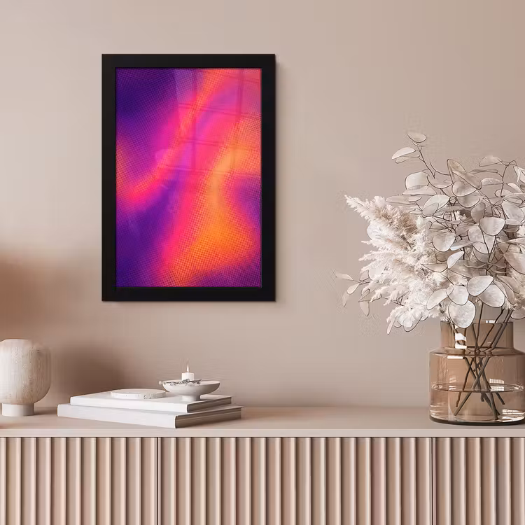 Abstract - Patroon - Kleurverloop fotolijst zwart zonder passe partout klein -sfeer5