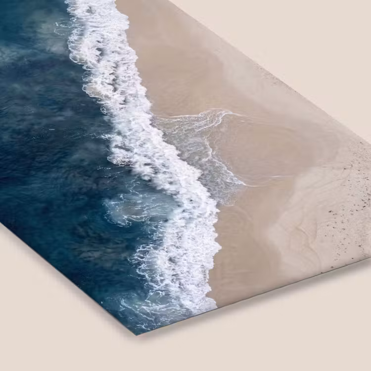 Strand - Zee - Golven fotolijst zwart zonder passe partout klein -zsfeer6