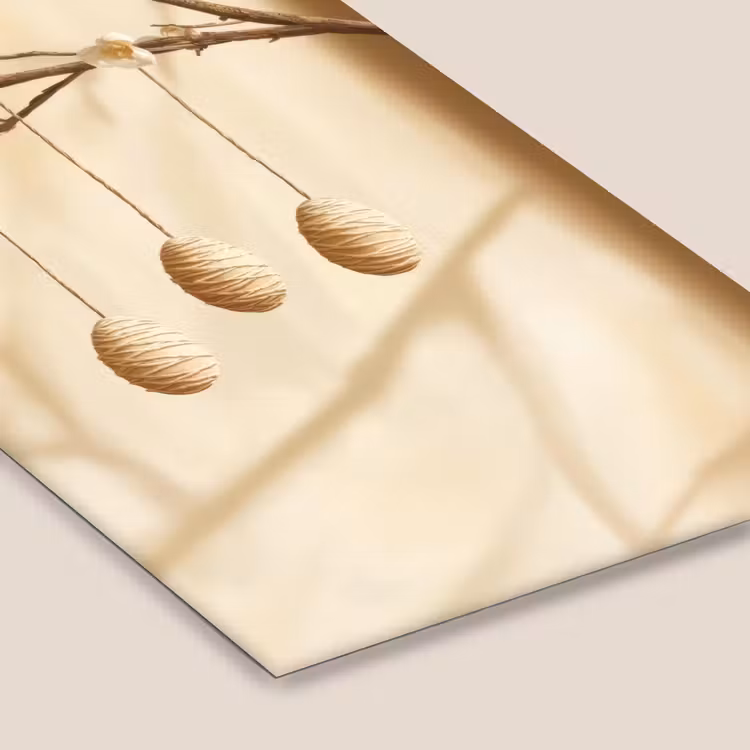 Beige - Paastak - Eieren fotolijst zwart zonder passe partout klein -zsfeer6