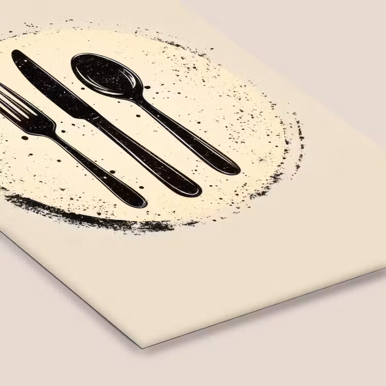 Zwart - Bestek - Rondje fotolijst zwart zonder passe partout klein -zsfeer6