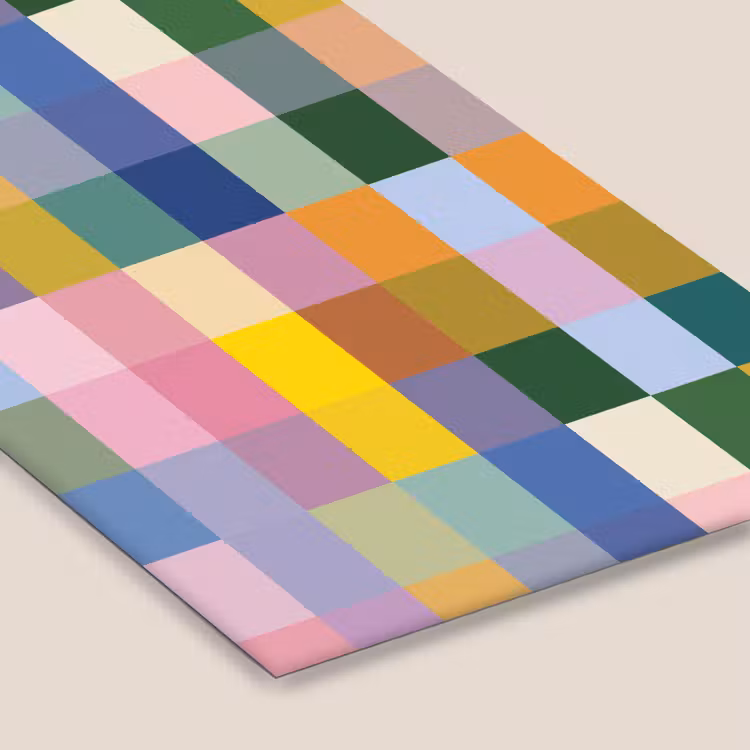 Blokken - Vierkant - Patroon - Gekleurd fotolijst zwart zonder passe partout klein -zsfeer6