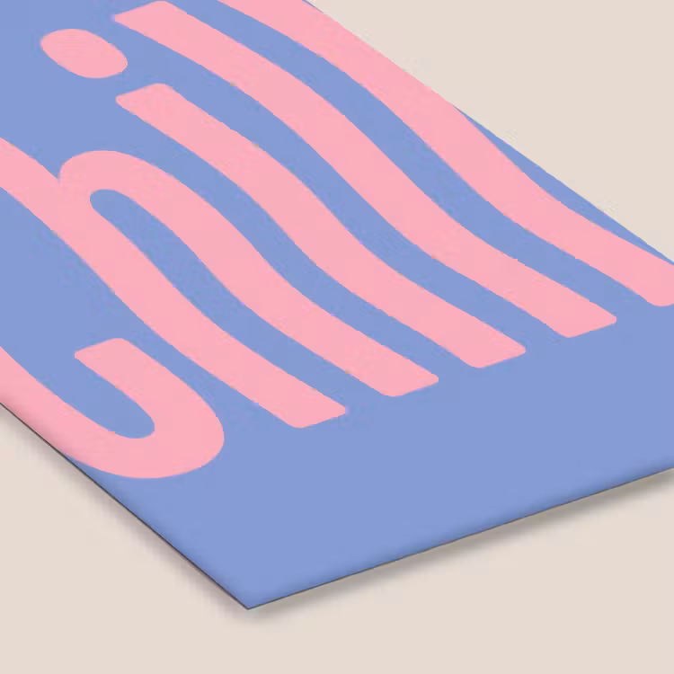 Chill - Roze - Blauw - Golvend fotolijst zwart zonder passe partout klein -zsfeer6