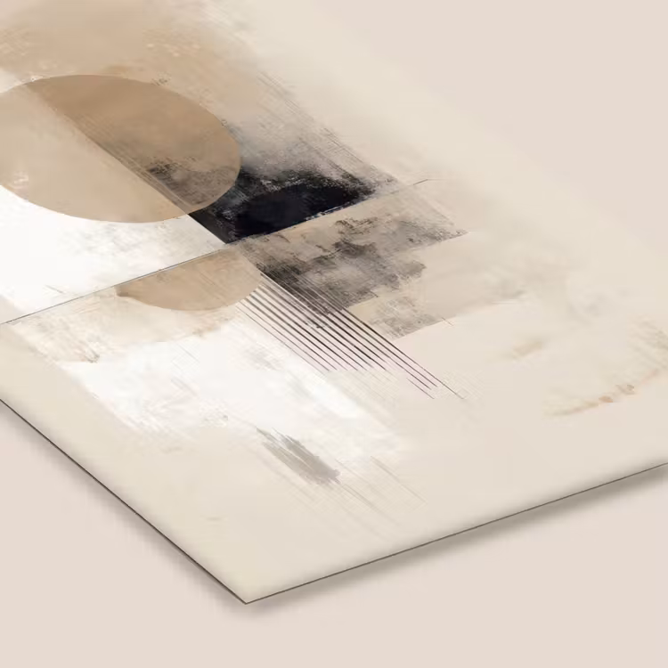 Cirkel - Compositie - Diepte - Beige fotolijst zwart zonder passe partout klein -zsfeer6