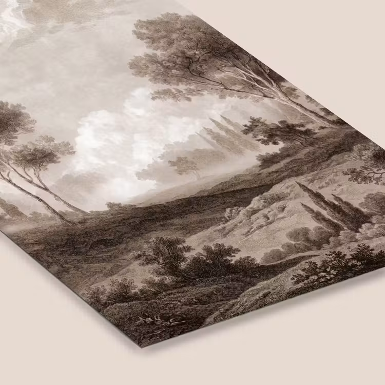 Klassiek - Landschap - Neutraal fotolijst zwart zonder passe partout klein -zsfeer6