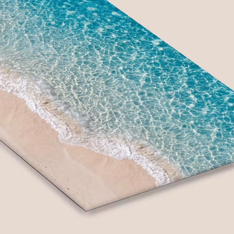 Kust - Zand - Blauw fotolijst zwart zonder passe partout klein -zsfeer6