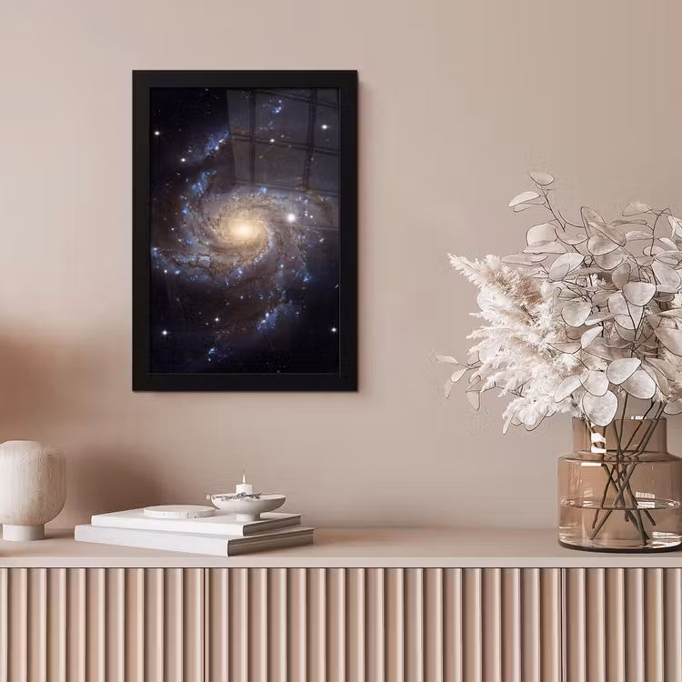 Kosmos - Sterrenstelsel - Donker fotolijst zwart zonder passe partout klein -sfeer5