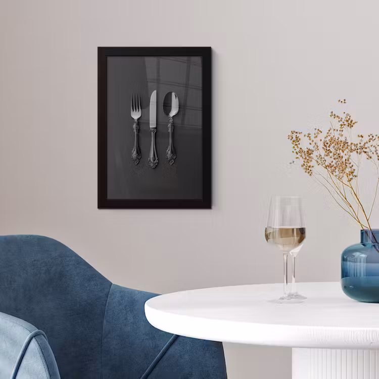 Bestek - Zwart fotolijst zwart zonder passe partout klein -sfeer4