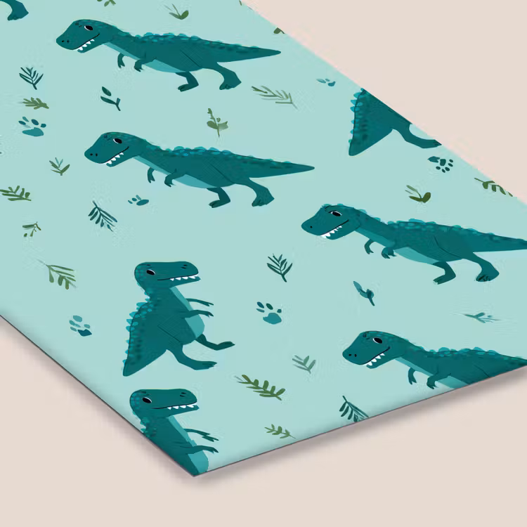Donkergroen - Dinosaurussen - Afdrukken - Bladeren fotolijst zwart zonder passe partout klein -zsfeer6