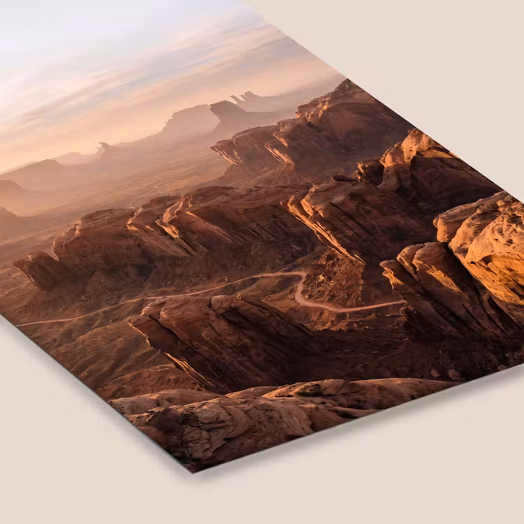 Woestijn - Landschap - Natuur fotolijst zwart zonder passe partout klein -zsfeer6