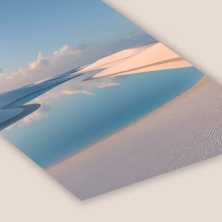 Duinen - Waterplas - Oneindige rust fotolijst zwart zonder passe partout klein -zsfeer6