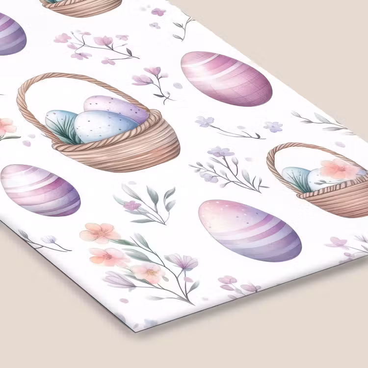 Bloemen - Paaseieren - Patroon fotolijst zwart zonder passe partout klein -zsfeer6