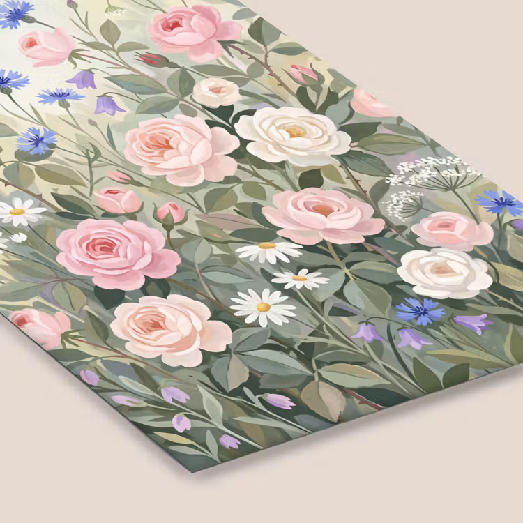 Bloemen - Tuin - Natuur - Kleurrijk fotolijst zwart zonder passe partout klein -zsfeer6