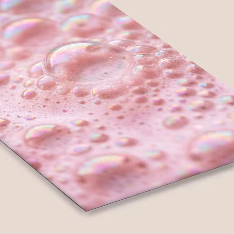 Schuim - Structuur - Roze fotolijst zwart zonder passe partout klein -zsfeer6