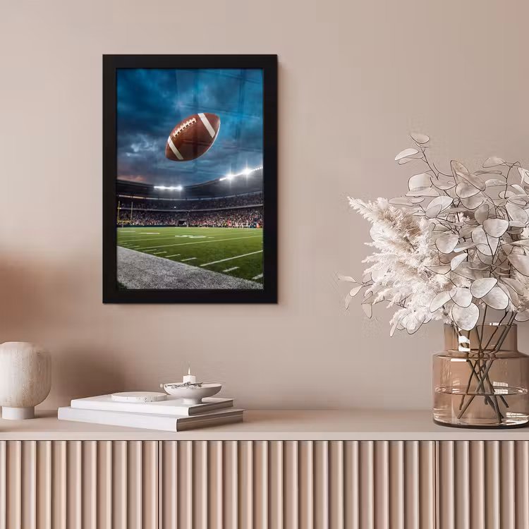 Football - Bal - Stadion - Sport fotolijst zwart zonder passe partout klein -sfeer5