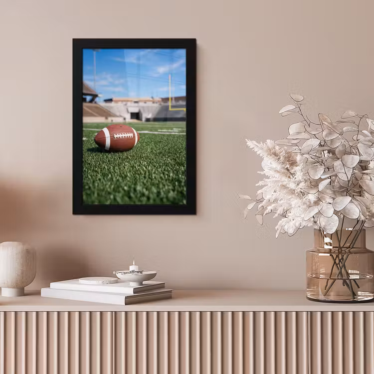 Football - Veld - Stadion - Sport fotolijst zwart zonder passe partout klein -sfeer5