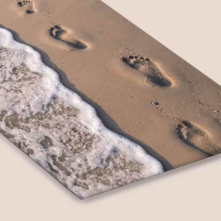 Voetstappen - Vloedlijn - Zee fotolijst zwart zonder passe partout klein -zsfeer6