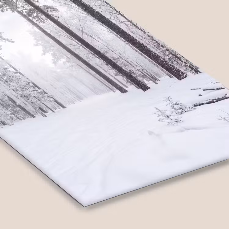 Bos - Sneeuw - Pad - Winter - Stilte fotolijst zwart zonder passe partout klein -zsfeer6