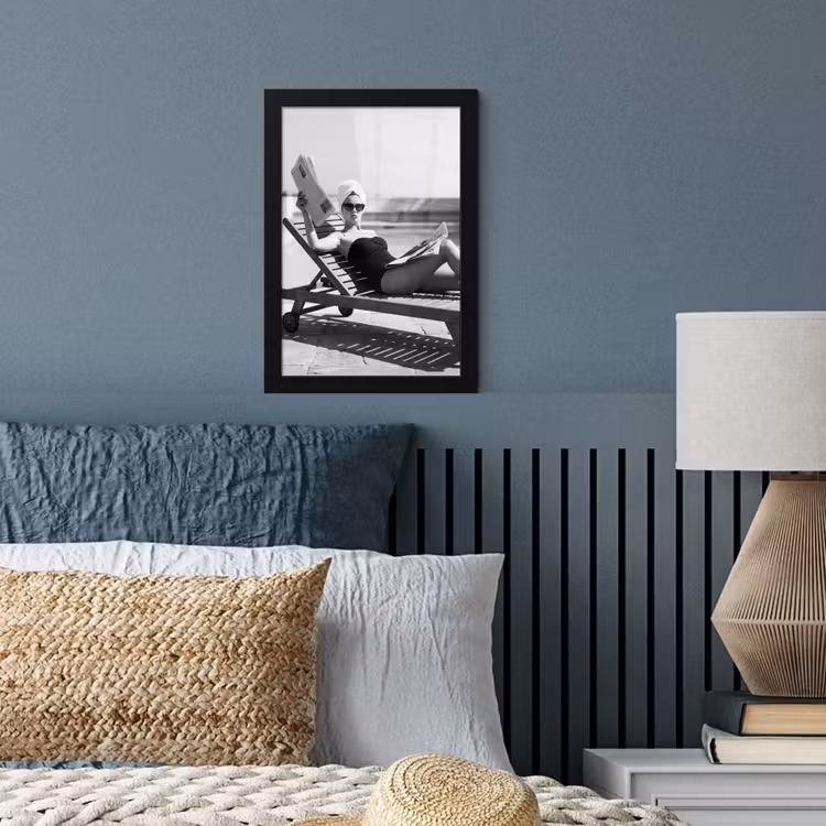 Glamour - Modern - Zwart - Wit fotolijst zwart zonder passe partout klein -sfeer3
