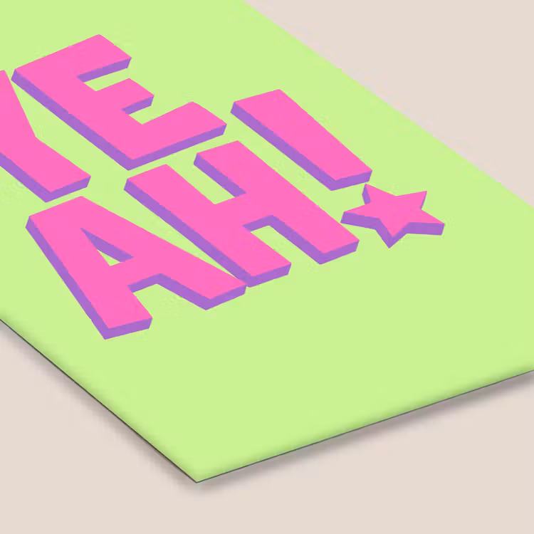 Groen - Neon - Quote fotolijst zwart zonder passe partout klein -zsfeer6