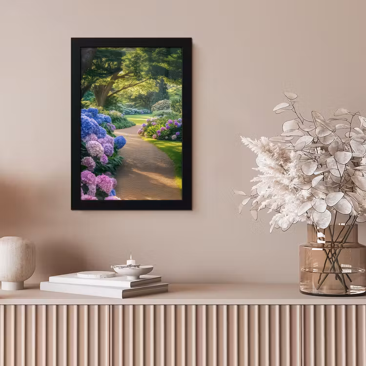 Hortensia- Park - Pad fotolijst zwart zonder passe partout klein -sfeer5