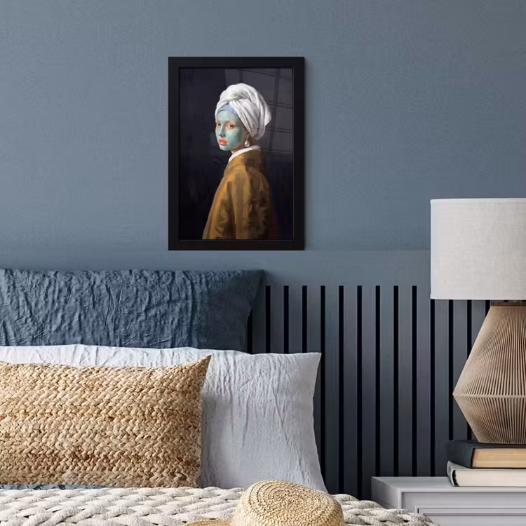Iconisch - Modern - Kleurrijk fotolijst zwart zonder passe partout klein -sfeer3