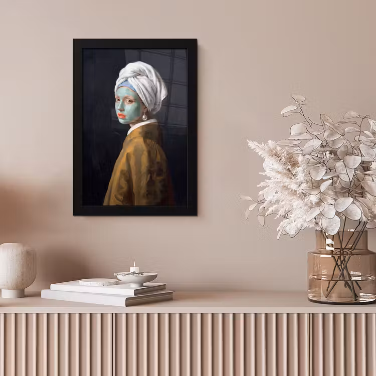Iconisch - Modern - Kleurrijk fotolijst zwart zonder passe partout klein -sfeer5