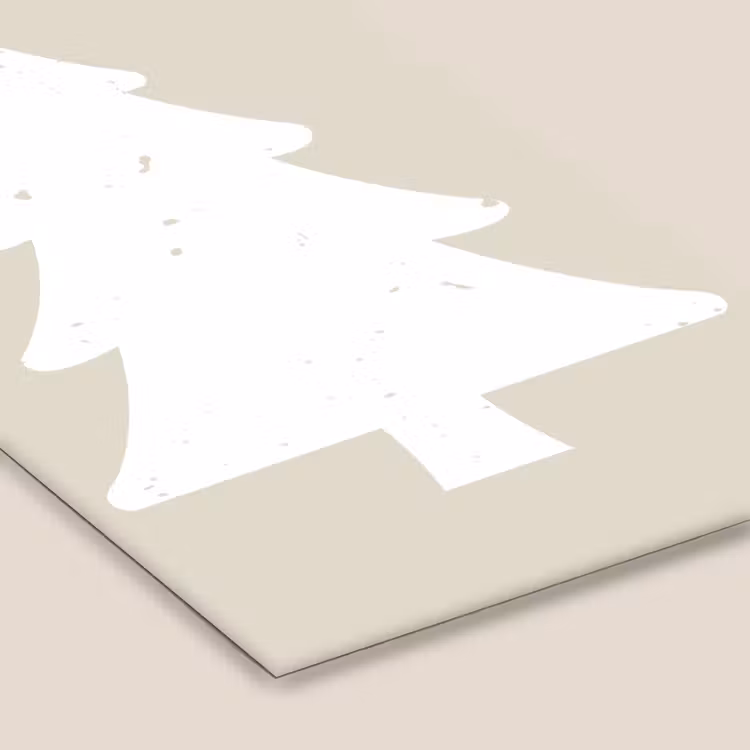 Japandi - Kerstboom - Beige - Kerstversiering fotolijst zwart zonder passe partout klein -zsfeer6