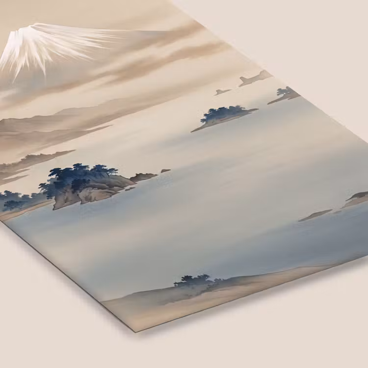Japans - Landschap - Beige fotolijst zwart zonder passe partout klein -zsfeer6