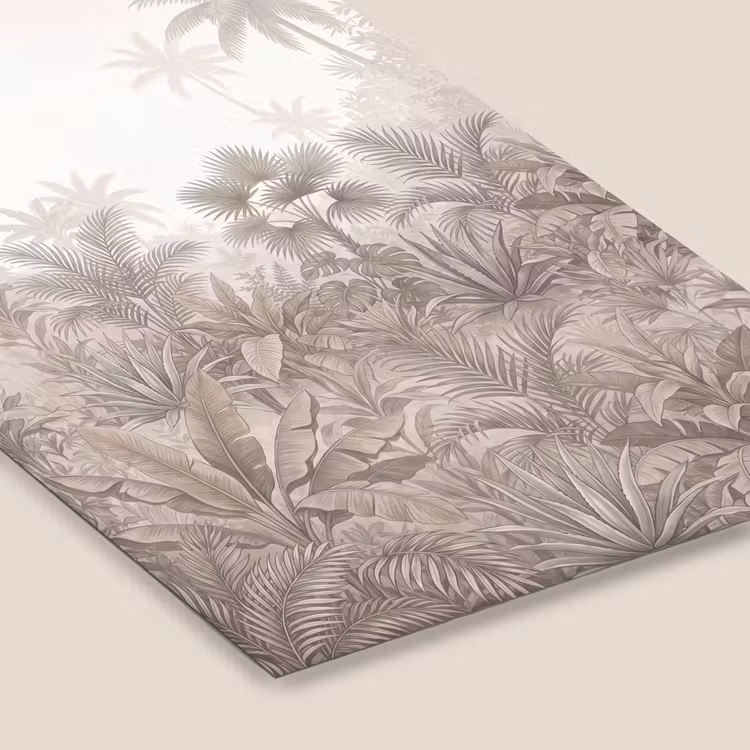 Jungle - Tropisch - Natuur -Vintage - Beige fotolijst zwart zonder passe partout klein -zsfeer6