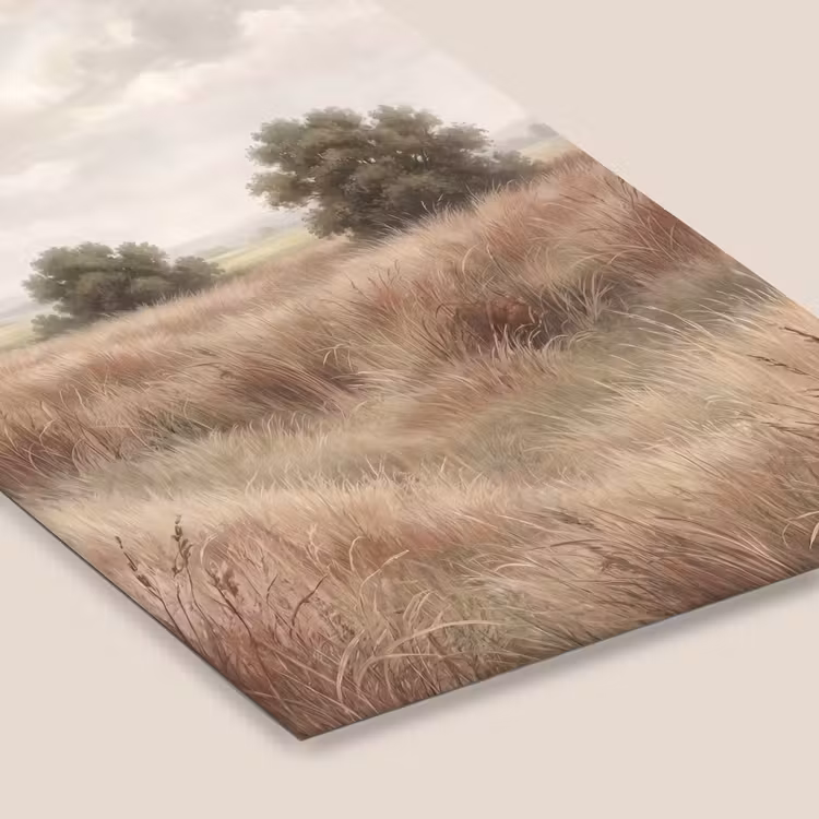 Landschap - Minimalistisch - Beige fotolijst zwart zonder passe partout klein -zsfeer6