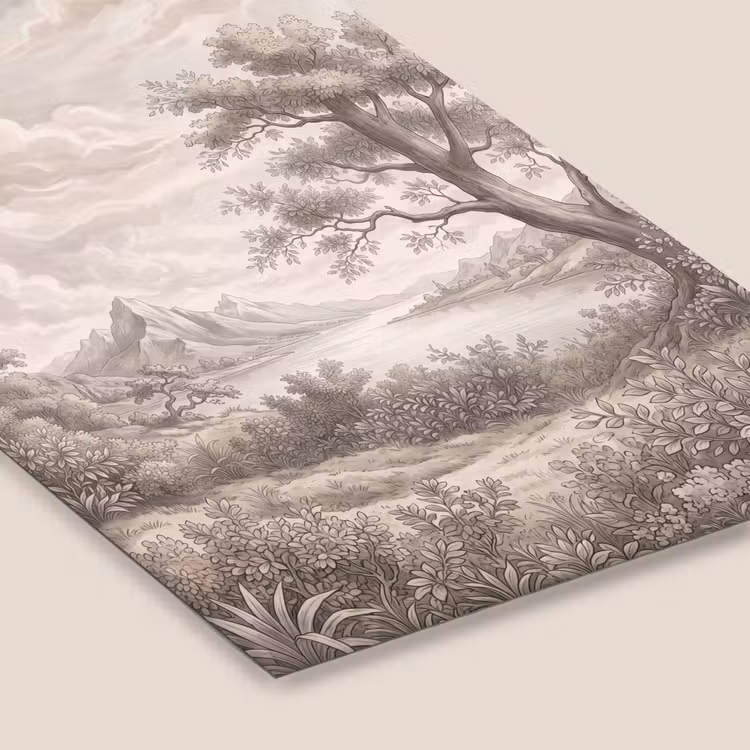Landschap - Bergen - Meer - Natuur fotolijst zwart zonder passe partout klein -zsfeer6