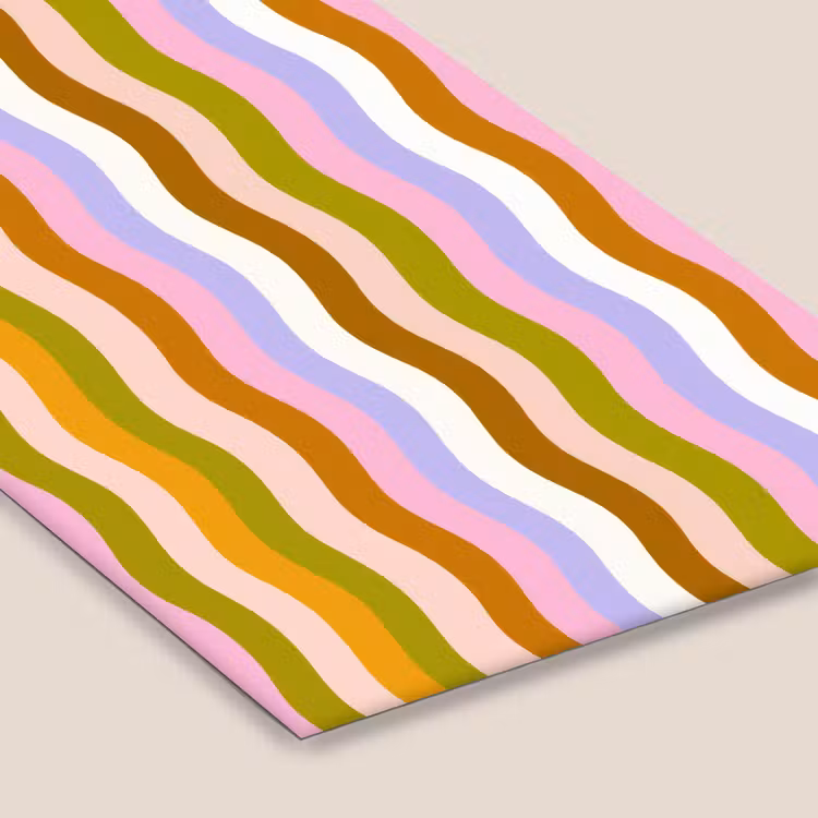 lijnen - Golven - Pastelkleuren - Patroon fotolijst zwart zonder passe partout klein -zsfeer6