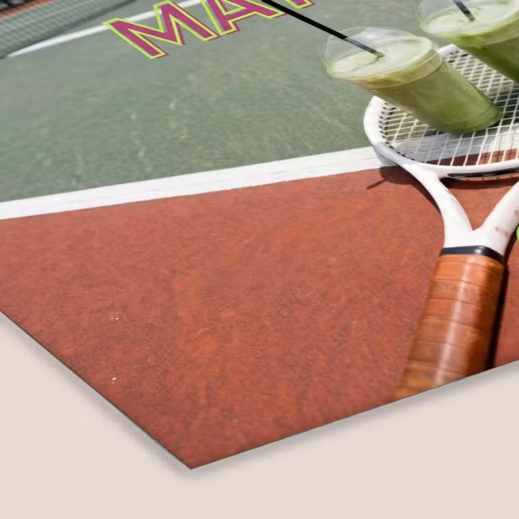 Matcha Club - Tennis - Matcha fotolijst zwart zonder passe partout klein -zsfeer6