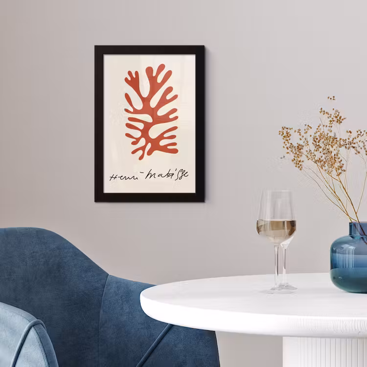 Matisse - Oude meesters - Abstract - Kunstwerk fotolijst zwart zonder passe partout klein -sfeer4