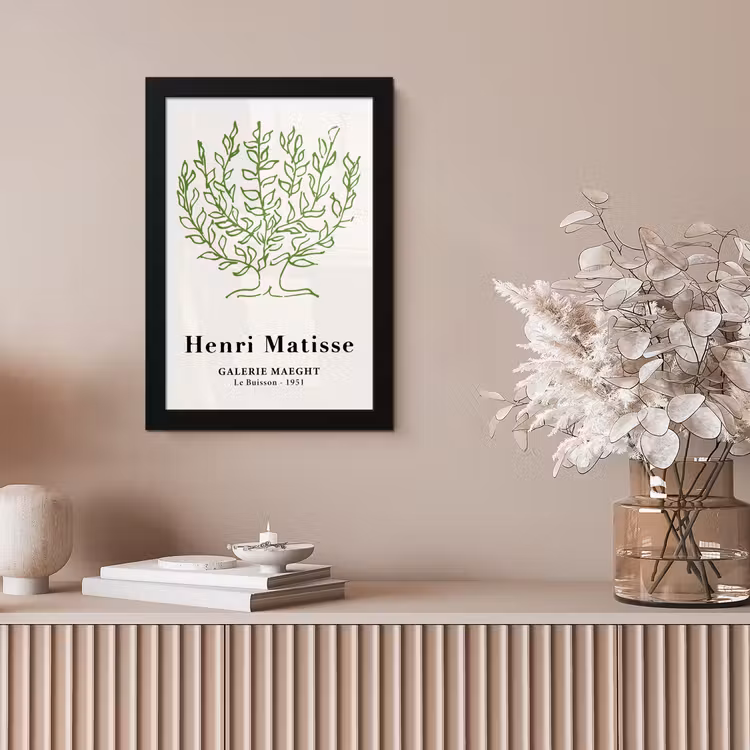 Matisse - Boom - Groen - Natuur - Kunst fotolijst zwart zonder passe partout klein -sfeer5