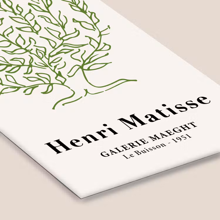 Matisse - Boom - Groen - Natuur - Kunst fotolijst zwart zonder passe partout klein -zsfeer6