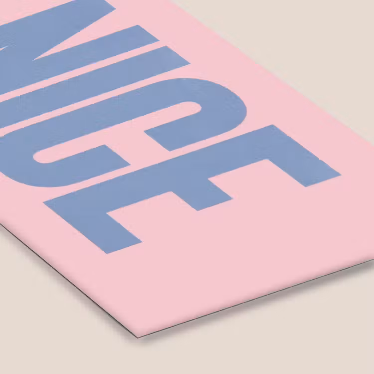 Nice - Paars - Roze fotolijst zwart zonder passe partout klein -zsfeer6