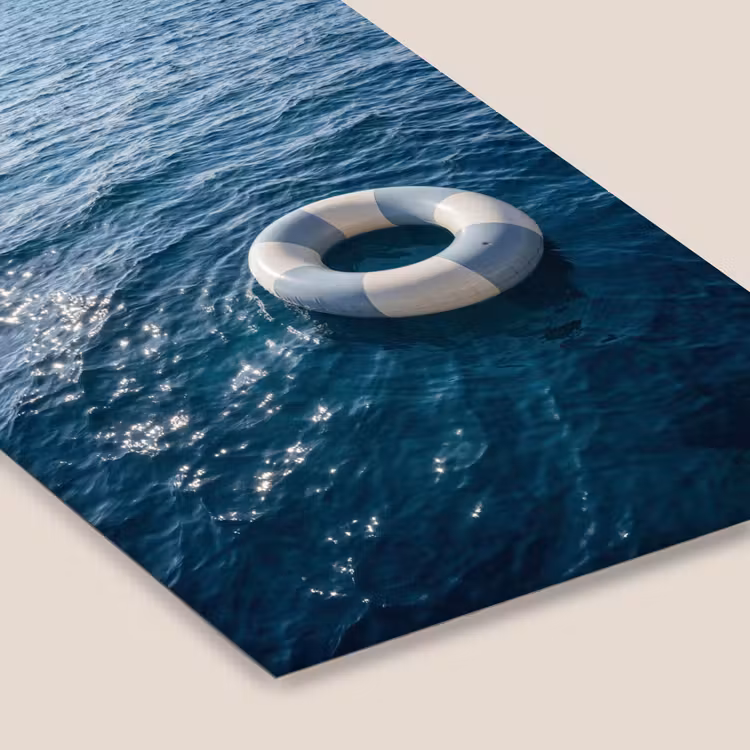 Oceaan - Zwemband - Horizon fotolijst zwart zonder passe partout klein -zsfeer6
