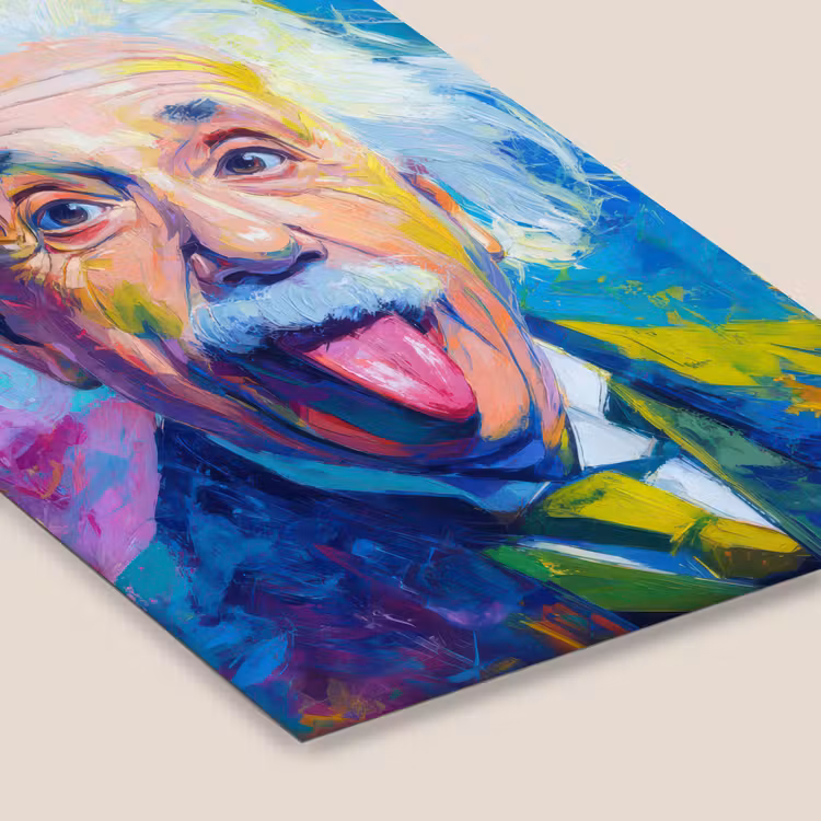 Oude man - Expressief - Kleurrijk fotolijst zwart zonder passe partout klein -zsfeer6