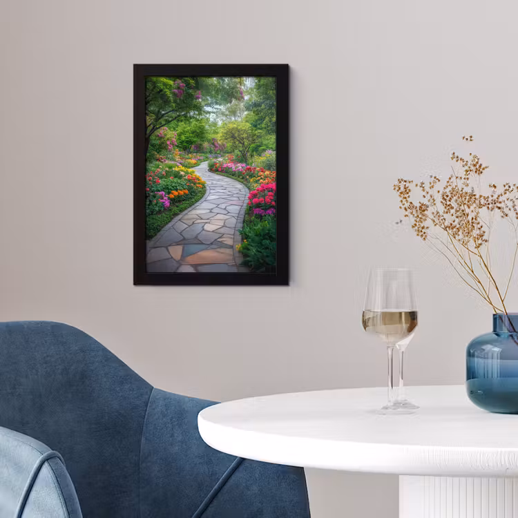 Park - Bloemen - Tuin fotolijst zwart zonder passe partout klein -sfeer4