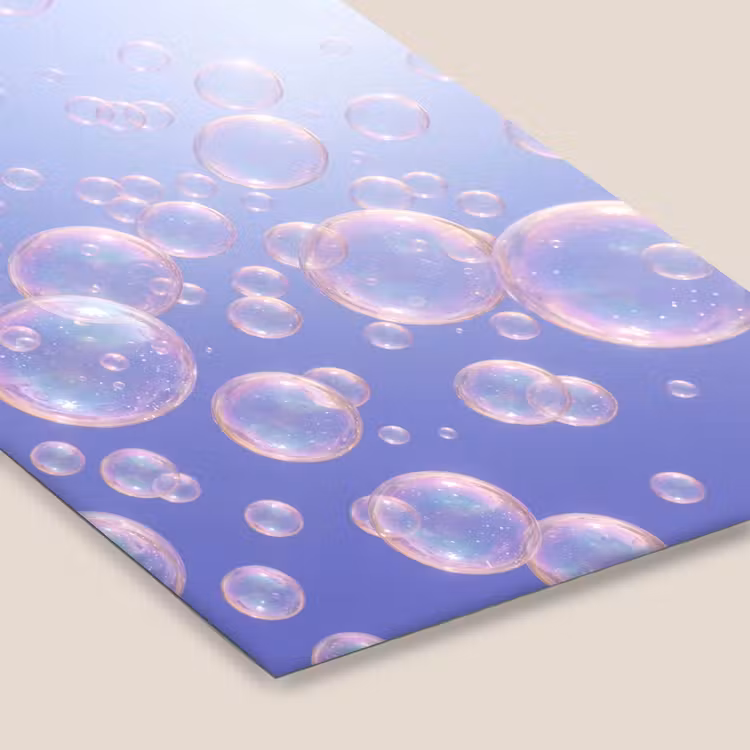 Pastel - Bubbels - Dromerig fotolijst zwart zonder passe partout klein -zsfeer6
