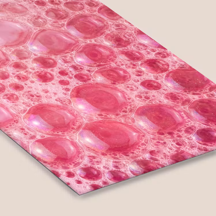 Roze - Schuim - Bubbels fotolijst zwart zonder passe partout klein -zsfeer6