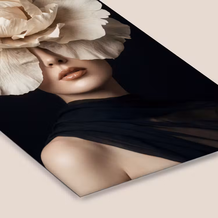 Roos - Tijdloos - Zwart fotolijst zwart zonder passe partout klein -zsfeer6
