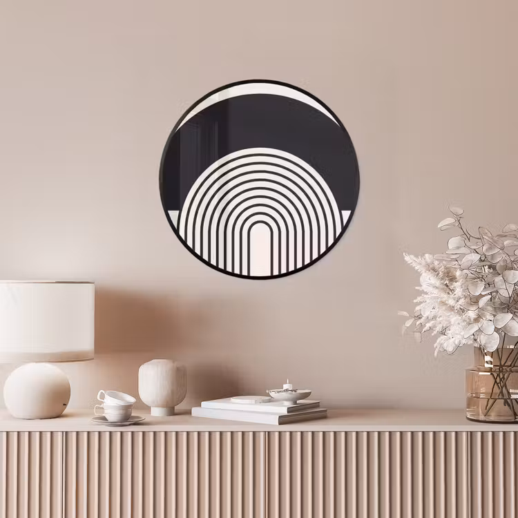 Photo Frame Round - Abstract - Arch - Modern - Abstract - Boog - Modern Fotolijst rond zonder passe partout klein