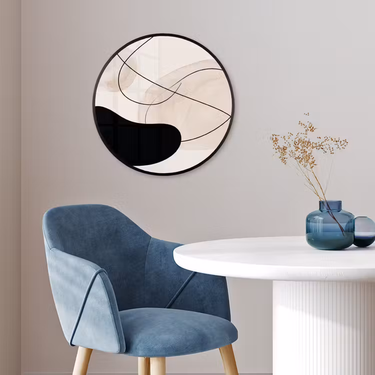 Photo Frame Round - Abstract - Forms - Art - Abstract - Vormen - Kunst Fotolijst rond zonder passe partout klein