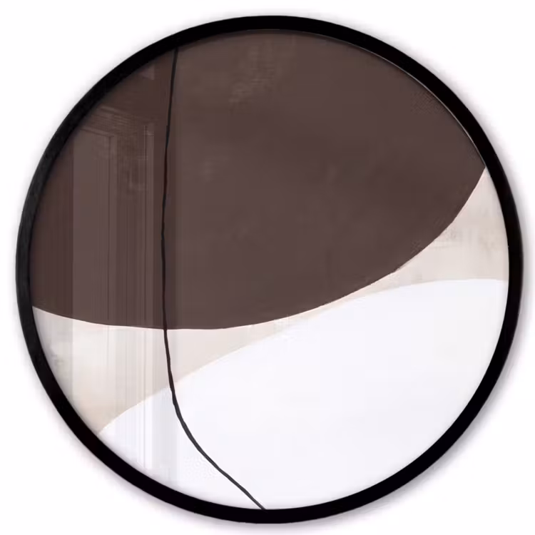 Photo Frame Round - Abstract - Forms - Modern - Abstract - Vormen - Modern Fotolijst rond zonder passe partout klein