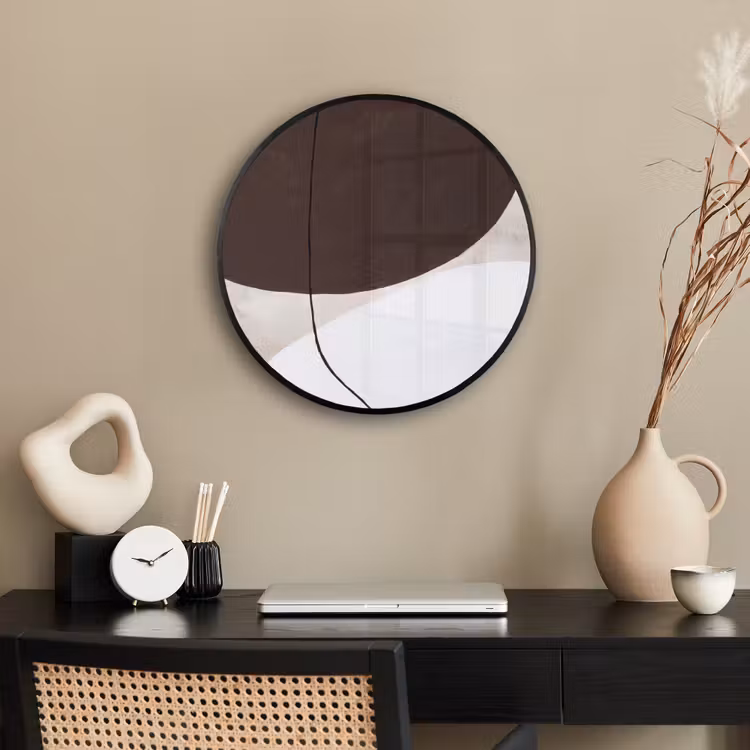 Photo Frame Round - Abstract - Forms - Modern - Abstract - Vormen - Modern Fotolijst rond zonder passe partout klein